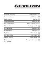 SEVERIN 2102 Instructions For Use Manual preview