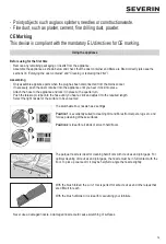 Preview for 13 page of SEVERIN 7089000 Instructions For Use Manual