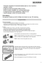 Preview for 27 page of SEVERIN 7089000 Instructions For Use Manual