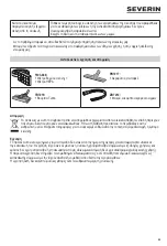 Preview for 85 page of SEVERIN 7089000 Instructions For Use Manual