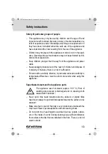 Предварительный просмотр 13 страницы SEVERIN 7181 Instruction Manual