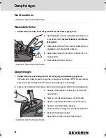 Предварительный просмотр 8 страницы SEVERIN 7182 Instruction Manual