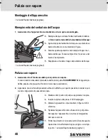 Предварительный просмотр 48 страницы SEVERIN 7182 Instruction Manual