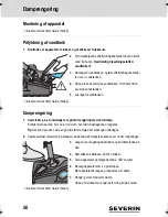 Предварительный просмотр 56 страницы SEVERIN 7182 Instruction Manual