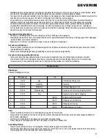 Preview for 49 page of SEVERIN AKKU-HAARSCHNEIDEMASCHINE HS 7810 Instructions For Use Manual