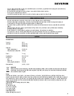 Предварительный просмотр 55 страницы SEVERIN AKKU-HAARSCHNEIDEMASCHINE HS 7810 Instructions For Use Manual