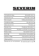 SEVERIN AT 2516 - GRILLE-PAIN Instructions For Use Manual preview