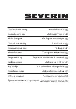 Preview for 1 page of SEVERIN AT 2516 - GRILLE-PAIN Instructions For Use Manual