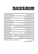 SEVERIN BA 3289 Instructions For Use Manual preview