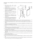 Предварительный просмотр 6 страницы SEVERIN Cabinet freezer Instructions For Use Manual