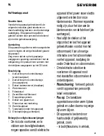 Preview for 21 page of SEVERIN CAFE CAPRICE KA 5700 Instructions For Use Manual