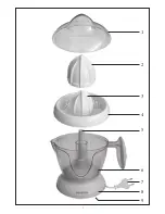 Preview for 3 page of SEVERIN Citrus fruit juicer Instructions For Use Manual