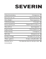SEVERIN CP 3534 Instructions For Use preview