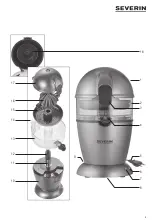 Предварительный просмотр 3 страницы SEVERIN CP 3537 Instructions For Use Manual