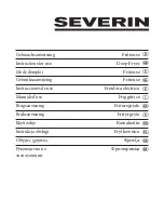 Preview for 1 page of SEVERIN DEEP FRYER - Instructions For Use Manual