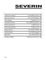 Preview for 1 page of SEVERIN DUO-KAFFEEAUTOMAT KA 5800 Instructions For Use Manual