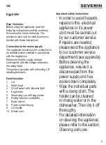 Preview for 9 page of SEVERIN EK 3164 Instructions For Use Manual