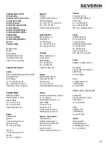 Preview for 61 page of SEVERIN EK 3164 Instructions For Use Manual