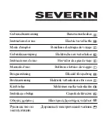 SEVERIN Electric travel kettle Instructions For Use Manual preview