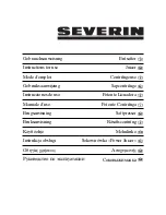 SEVERIN ES 3560 Instructions For Use Manual preview