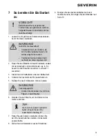 Preview for 13 page of SEVERIN ES 3569 Instructions For Use Manual