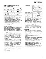 Предварительный просмотр 59 страницы SEVERIN Exquisit GS 270 NF Instructions For Use Manual