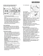 Предварительный просмотр 67 страницы SEVERIN Exquisit GS 270 NF Instructions For Use Manual