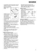 Предварительный просмотр 93 страницы SEVERIN Exquisit GS 270 NF Instructions For Use Manual