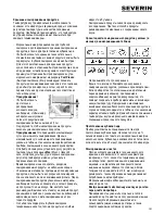 Preview for 101 page of SEVERIN Exquisit GS 270 NF Instructions For Use Manual