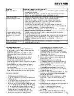 Preview for 103 page of SEVERIN Exquisit GS 270 NF Instructions For Use Manual