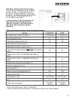 Preview for 105 page of SEVERIN Exquisit GS 270 NF Instructions For Use Manual