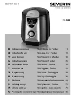 SEVERIN FR 2408 Instructions For Use Manual preview