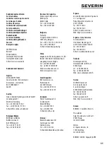 Preview for 65 page of SEVERIN FS 3610 Instructions For Use Manual