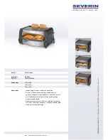 Preview for 1 page of SEVERIN GRILL AND TOAST Dimensions