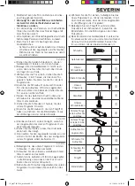 Предварительный просмотр 11 страницы SEVERIN GS 8857 Instructions For Use Manual