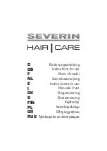 Preview for 5 page of SEVERIN HAIR CARE HS 0700 Instructions For Use Manual