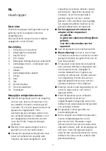 Preview for 17 page of SEVERIN HAIR CARE HS 0700 Instructions For Use Manual