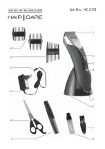 Предварительный просмотр 3 страницы SEVERIN HAIR CARE HS 0701 Instructions For Use Manual