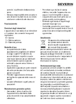 Preview for 29 page of SEVERIN Hair Care WL 0806 Instructions For Use Manual