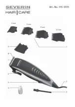 Preview for 3 page of SEVERIN HS 0705 Instructions For Use Manual