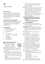 Preview for 9 page of SEVERIN HS 0705 Instructions For Use Manual