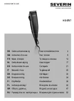 Preview for 1 page of SEVERIN HS 0707 Instructions For Use Manual