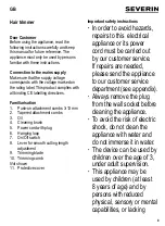 Preview for 9 page of SEVERIN HS 0707 Instructions For Use Manual