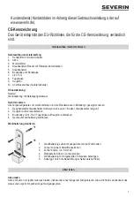 Preview for 7 page of SEVERIN HV 7152 Instructions For Use Manual