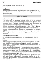 Preview for 11 page of SEVERIN HV 7152 Instructions For Use Manual