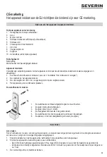 Preview for 29 page of SEVERIN HV 7152 Instructions For Use Manual