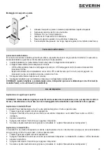 Preview for 45 page of SEVERIN HV 7152 Instructions For Use Manual