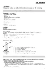 Предварительный просмотр 29 страницы SEVERIN HV 7153 Instructions For Use Manual