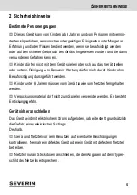 Preview for 5 page of SEVERIN HV 7166 Instruction Manual