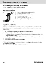 Preview for 106 page of SEVERIN HV 7166 Instruction Manual